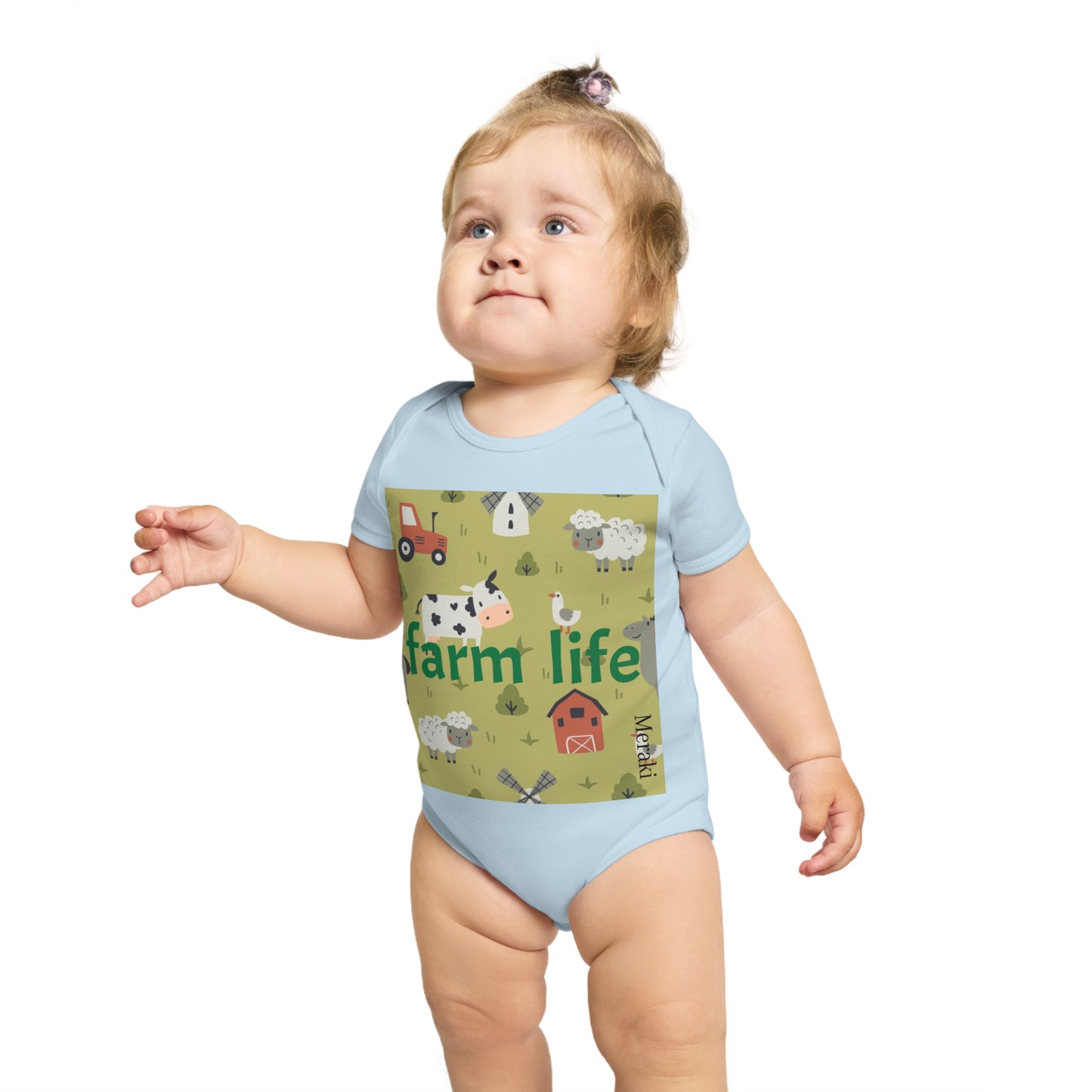 Short Sleeve Baby Bodysuit