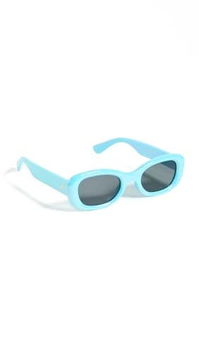 AIRE Women's Calisto Sunglasses, Iridescent Glacier Blue, One Size