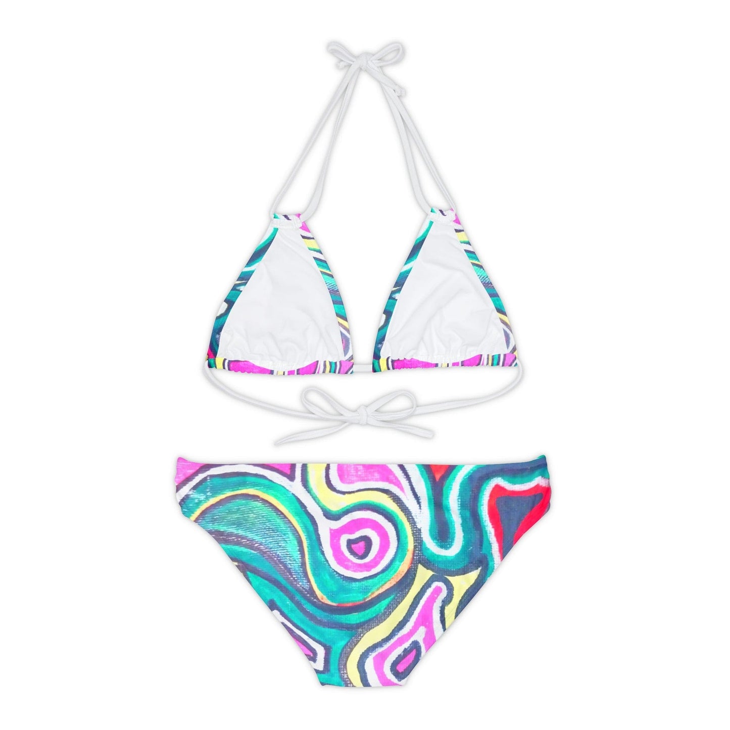 Strappy Bikini Set (AOP)