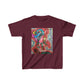 Meraki Rose  god always on time Kids Heavy Cotton™ T-shirt