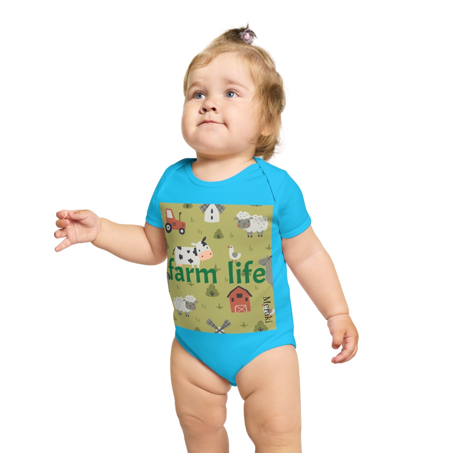 Short Sleeve Baby Bodysuit