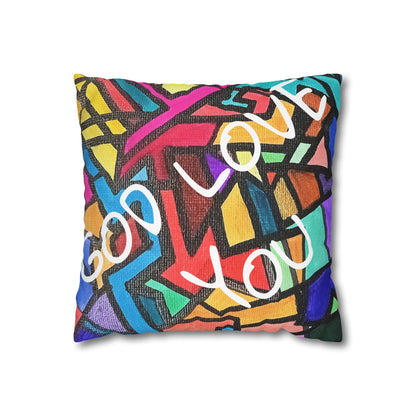 Square Poly Canvas Pillowcase