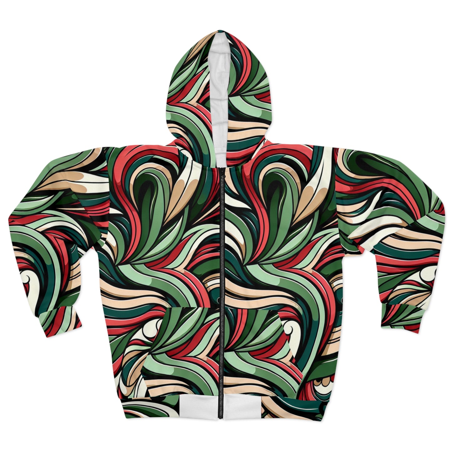 Meraki print Unisex Zip Hoodie