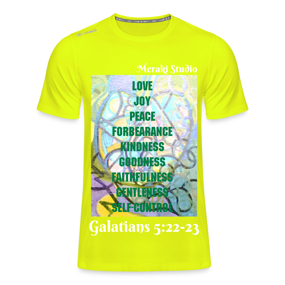 JAKO Men's T-Shirt Run 2.0 - neon yellow