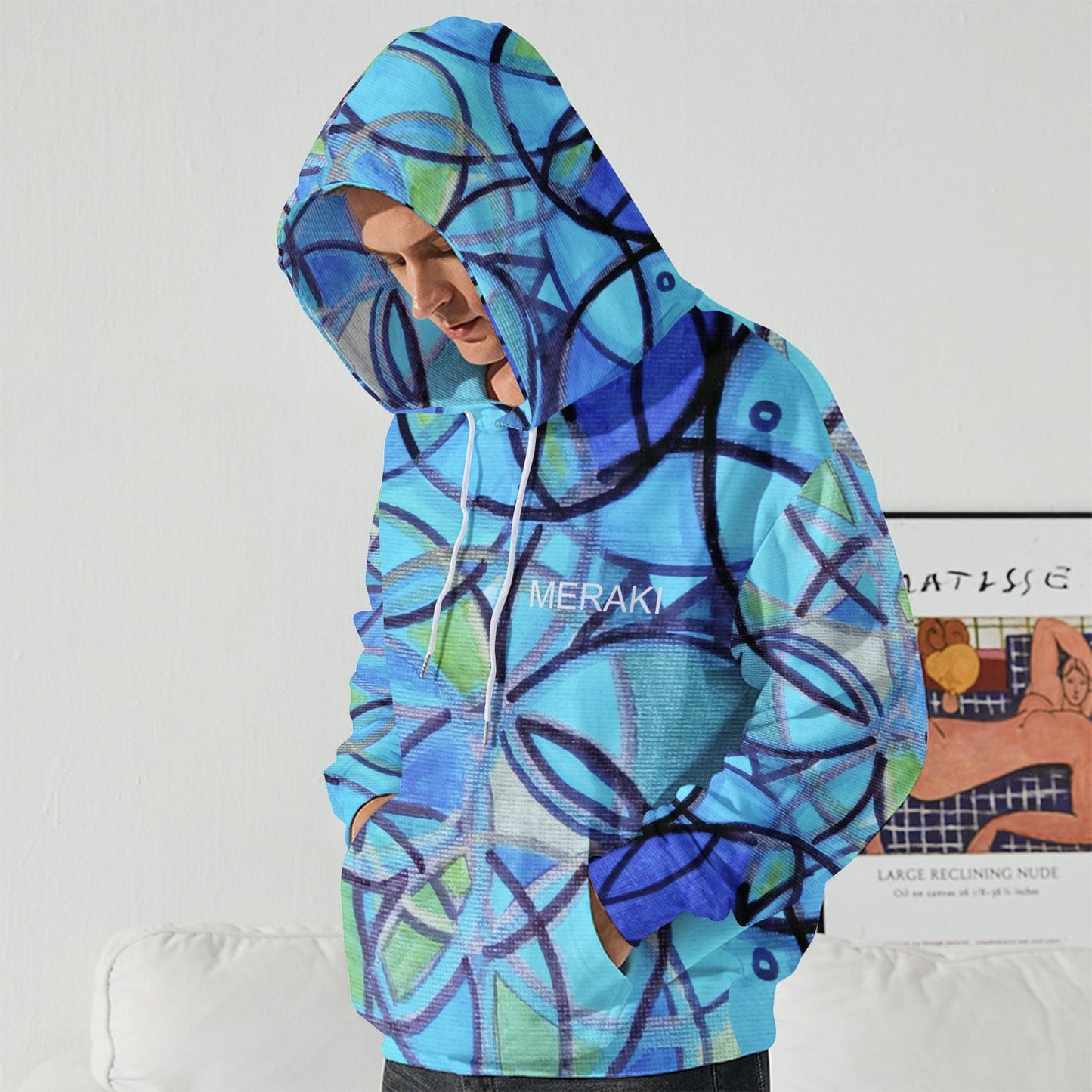 Men's All Over Print Hoodie (USA Size) (Model H13)