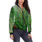 Women's All Over Print Bomber Jacket(Model H36)