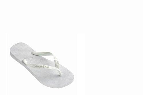 Havaianas Unisex Flip Flop Sandals, White, 9 US Men