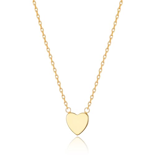 Philip Jones Gold Plated Heart Necklace