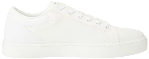 Calvin Klein Jeans Men's Classic Cupsole Low LTH in DC YM0YM00976 Sneaker, White (Triple White), 9 UK