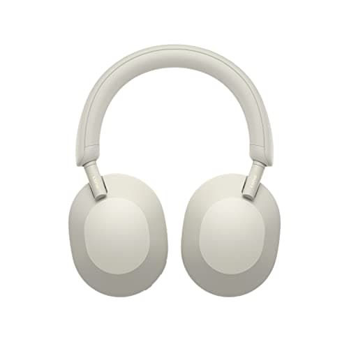 Sony WH-1000XM5 The Best Wireless Noise Canceling Headphones with Auto Noise Canceling Optimizer, Crystal Clear Hands-Free Calling, and Alexa Voice Control, Silver