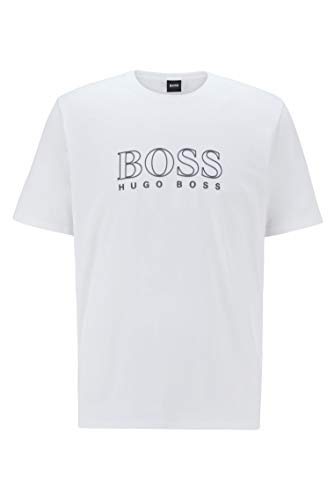 BOSS Men's Cosy T-Shirt Pajama Top, White100, XL