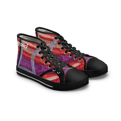 Meraki print design Women's High Top Sneakers