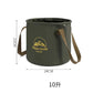 Hot sale Tarpaulin Cloth Foldable Bucket Collapsible Water Container Men Travelling Camping Fishing Bag