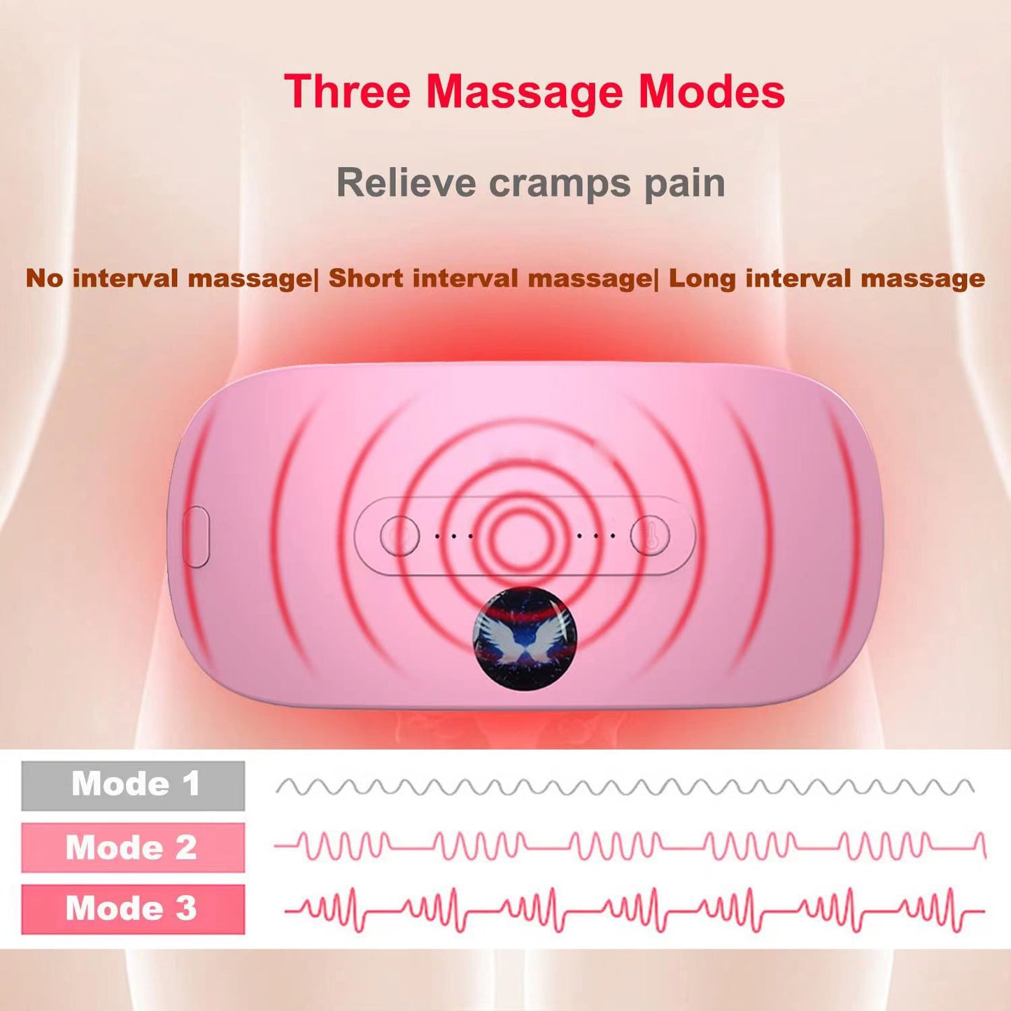 USB Portable Menstrual Heating Pad Smart Warm Belt Relief Waist Palace Cramp Hot Menstrual Pain Relief Heating Belt