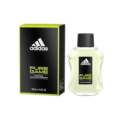 adidas Pure Game Eau De Toilette Spray for Men, 3.3 fl oz