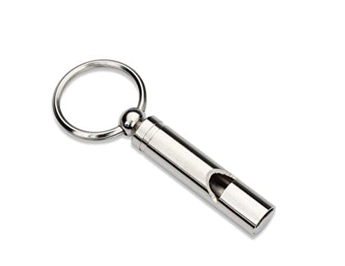 COMPANY OF ANIMALS Dog Whistle, Best Dog Training Equipment, Steel, Lightweight, Clear Sound, Obedience & Recall Training, Puppy & Dog Training, Whistle for Dogs Attachable to Lanyard or Keys