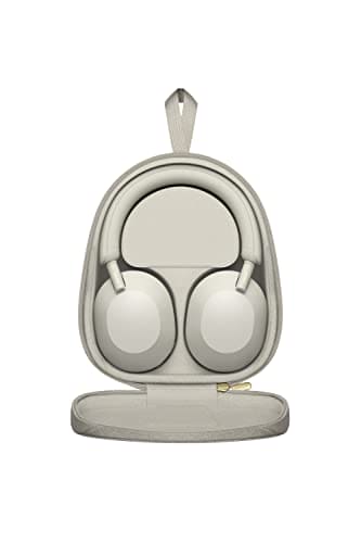 Sony WH-1000XM5 The Best Wireless Noise Canceling Headphones with Auto Noise Canceling Optimizer, Crystal Clear Hands-Free Calling, and Alexa Voice Control, Silver