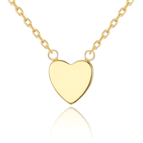 Philip Jones Gold Plated Heart Necklace