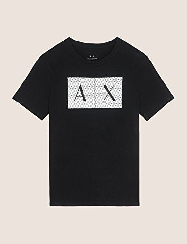 Armani Exchange Men's 8nztck T Shirt, Black, L UK