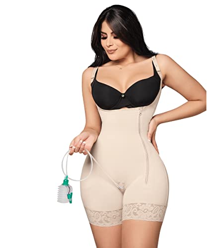 Forma Tu Cuerpo, Faja Colombiana, Short Smooth Bodysuit, Beige, M