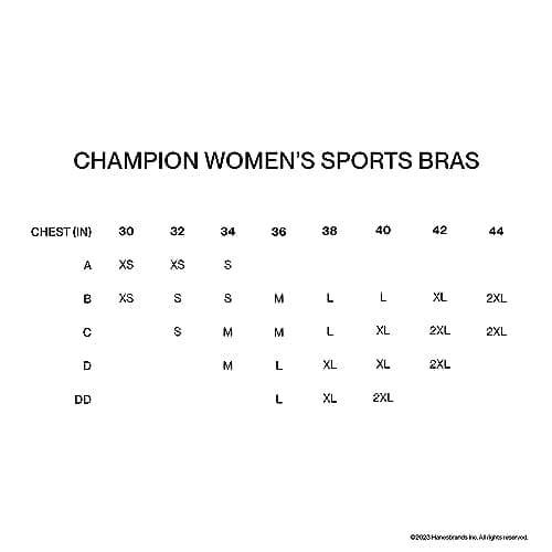 Champion, Soft Touch, Moisture Wicking, Light Support Sports Bra for Women, Black, Medium