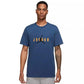 NIKE Jordan Air Stretch Short Sleeve Crew Tee | Blue | DM1462-486 (UK, Alpha, M, Regular, Regular, Blue)