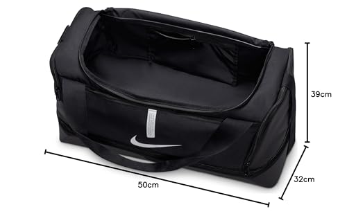 Nike, Academy Team, Football Duffel Bag,Black/Black/(White)