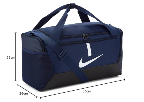 NIKE Unisex's Academy Team-Sp21 Sports Bag, Midnight Navy/Black/White, One Size,41L