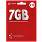 Vodafone SIM Card UK PREPAID PAYG £10 Bundle -21GB (14GB FREE) DATA + Unlimited Mins & Texts + International Calling Option - (Love2surf RETAIL PACK)