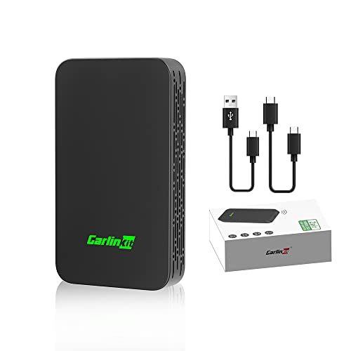 Carlinkit 2024 5.0 2air Wireless Adapter for Apple CarPlay and Android Auto,For cars wired apple CarPlay or wired Android Auto Function,(Model year:2017 to 2024) plug and play