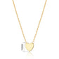 Philip Jones Gold Plated Heart Necklace