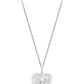 Tuscany Silver Women's Sterling Silver Heart Kissing Angels Pendant on Adjustable Curb Chain Necklace of 41cm/16"-46cm/18"