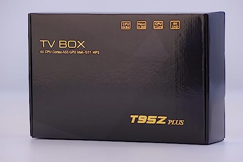 Android 12.0 TV Box, 4GB RAM 32GB ROM Allwinner H618 Quad-Core 64-bit Cortex-A53，Android Box with 2.4GHz/5.0GHz WiFi 10/100M Ethernet, Support H.265/3D/6K Ultra HD/BT 5.0/HDMI 2.0 Smart TV Box