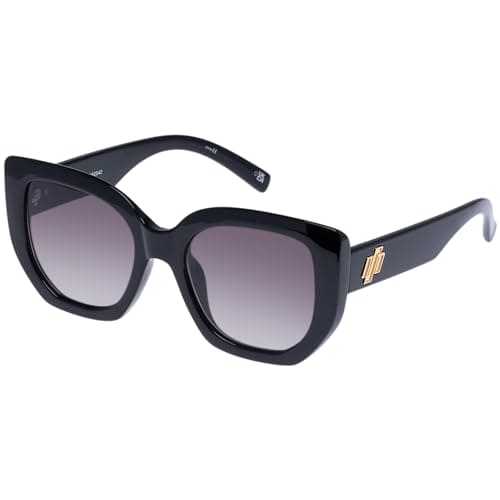 Le Specs Women's Euphoria Sunglasses, Black, One Size