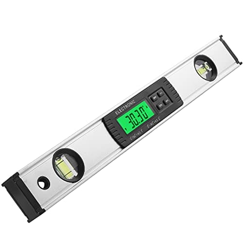 ALLmeter Digital Magnetic Level,Digital Spirit Level 16 inch 4 * 90°0-360°Spirit Level Inclinometer Angle Finder LCD Backlight Display IP54 Bubble for Carpentry,Building,Masonry,Automobile,Masonry