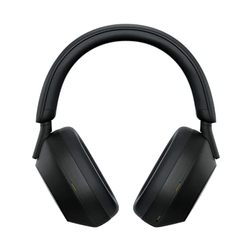 Sony WH-1000XM5 The Best Wireless Noise Canceling Headphones with Auto Noise Canceling Optimizer, Crystal Clear Hands-Free Calling, and Alexa Voice Control, Black