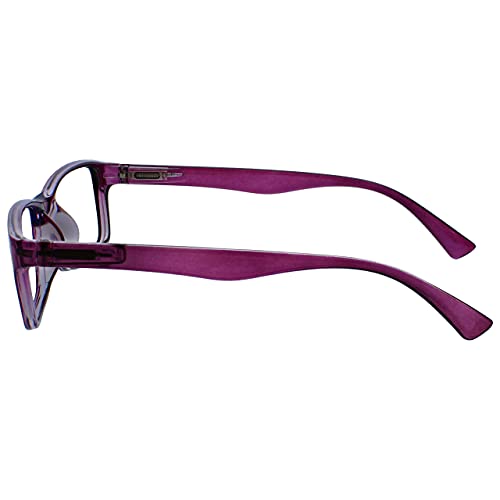 The Reading Glasses Company Blue Tortoiseshell & Purple Readers Value 2 Pack Mens Womens UVR2092BL_P +2.50