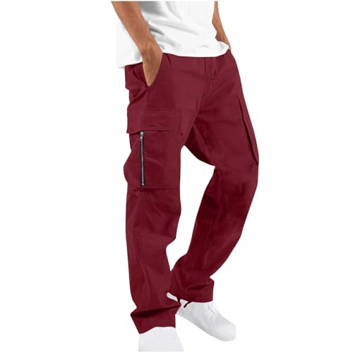 Office Business Sales Pleated Trousers for Men Insulated Trousers Men Onesies for Women with Flap Cotton Linen Pants Brown Baggy Trousers Mens Bondam Trousers Clearance