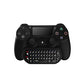 Wireless Chatpad with Audio Headset Jack for Playstation 4 PS4 Controllers - Black