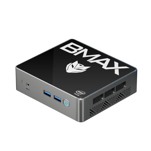 BAMX Mini Pc N97 (Beat N100/N95, up 3,6 GHz)｜16GB DDR4 512GB M.2 SSD Wi-11 Pro｜B4Pro Mini Computer Desktop｜2x HDMI Display 4K Small PC VESA for School/Office/Business Bluetooth 4.2 / WiFi 5 / USB3.2