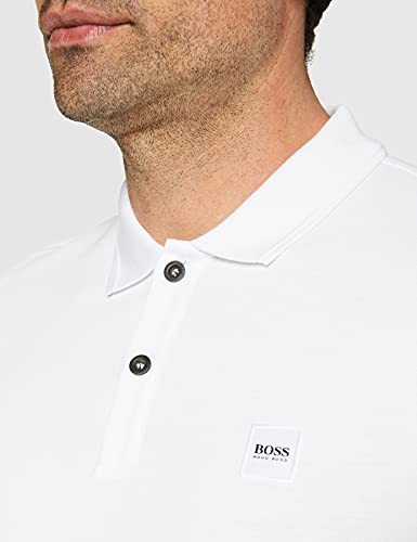 BOSS Men's Prime Polo Shirt, White (White 100), X-Large