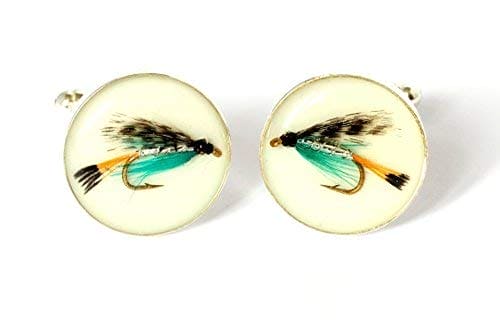 Fly Fishing Cufflinks, Fishing Cufflinks, Angling Cufflinks