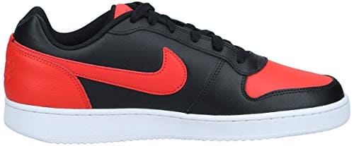 Nike Ebernon Low Mens Trainers AQ1775 Sneakers Shoes (UK 7 US 8 EU 41, Black Habanero red White 004)