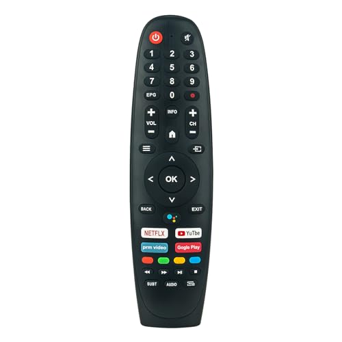 VINABTY New Remote Control Replacement fit for TECH Smart TV 43UA20V3 for JVC RM-C3408E Smart TV Remote Controller