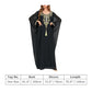 IBTOM CASTLE Muslim Abaya for Women Long Batwing Sleeved Dresses Dubai Modest Floral Embroidery Kaftan Dress Turkey Maxi Prayer Dress Caftan Robe Dresses Black One Size