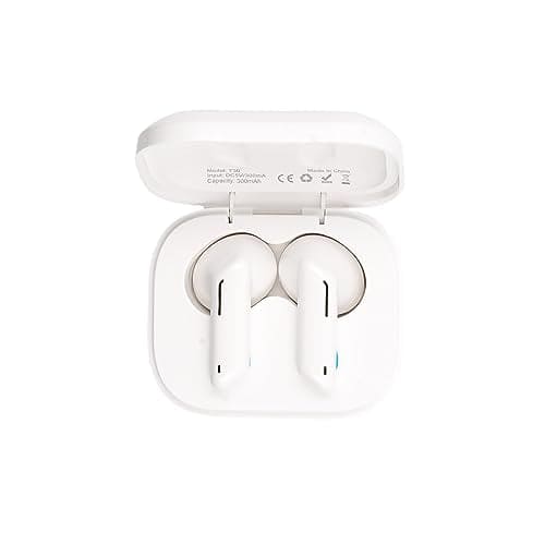 awei T36 TWS Wireless Earbuds Bluetooth 5.0 Mini Earbuds with In-ear Microphone Touch Contral Handsfree White