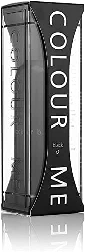 COLOUR ME Black Homme by Milton-Lloyd - Perfume for Men - Woody Chypre Scent - Opens with Bergamot and Grapefruit - Blended with Amber and Cardamom - For Attractive Gentlemen - 3 oz EDP Spray