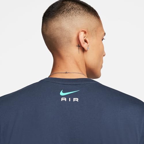 Nike Men's Air T-Shirt, Midnight Navy, M