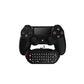 Wireless Chatpad with Audio Headset Jack for Playstation 4 PS4 Controllers - Black