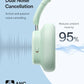 Baseus Active Noise Cancelling Headphones with 100H Playtime, LHDC Hi-Res Sound, Reduce Noise by Up to 95%, Spatial Audio, ENC Mics, 0.038s Low Latency, Bluetooth 5.3 Wireless Headphones - Bowie H1i